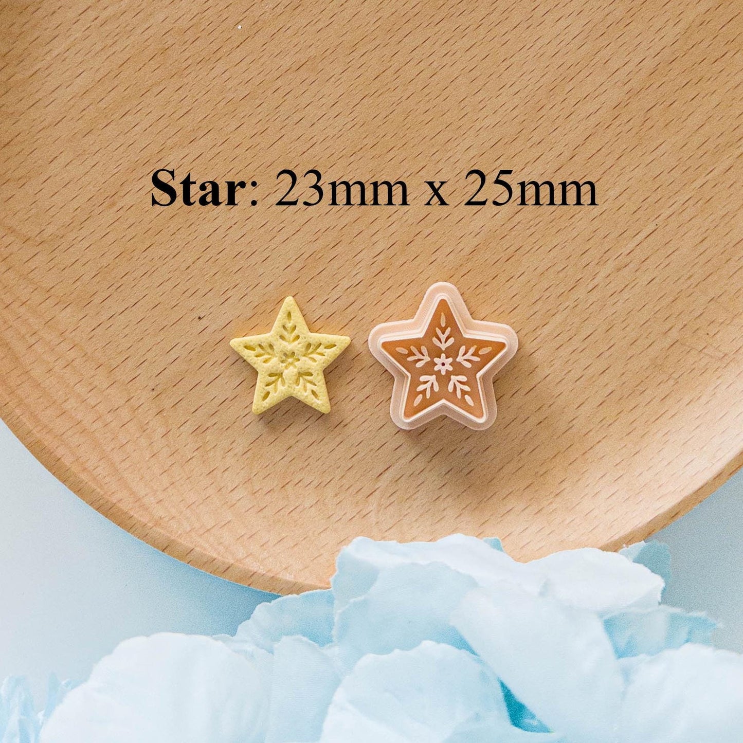 Christmas Engraved Clay Cutter Bundle for Polymer Clay Holiday Earrings