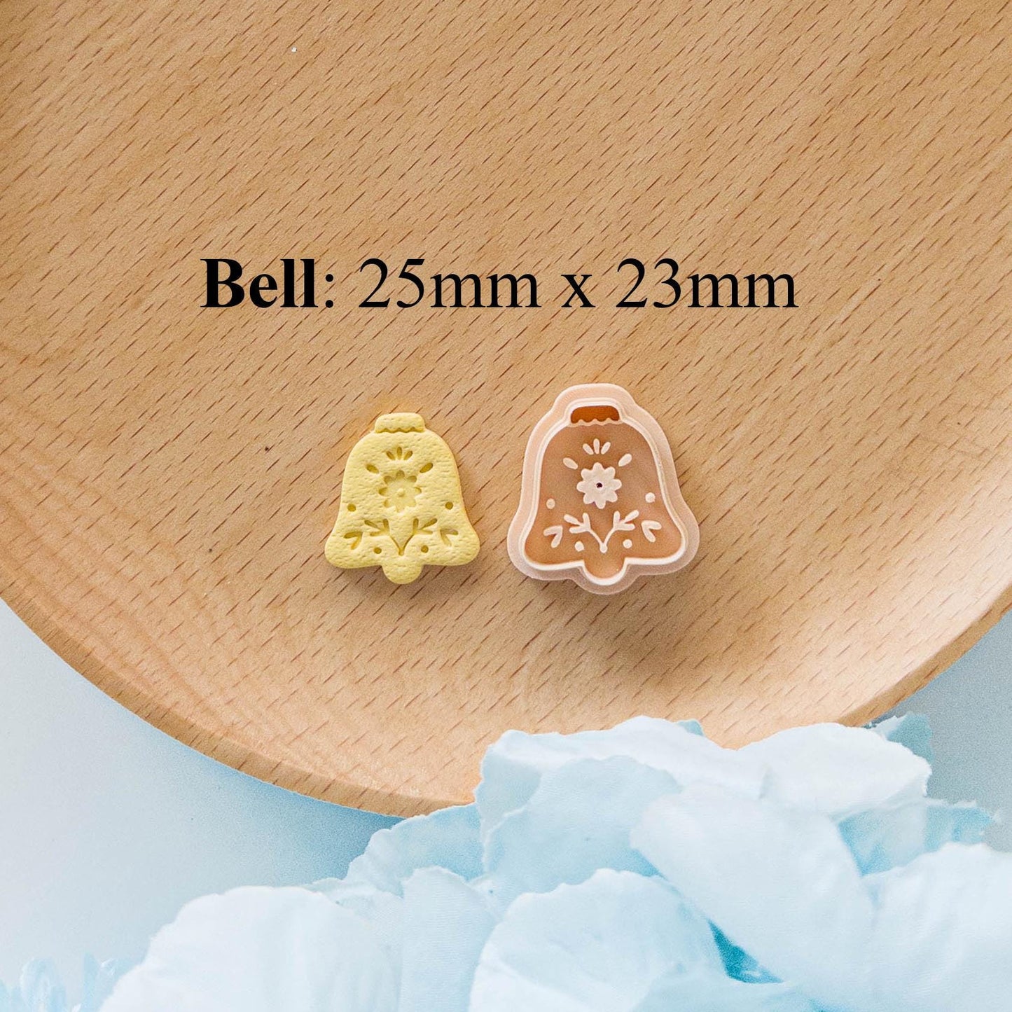 Christmas Engraved Clay Cutter Bundle for Polymer Clay Holiday Earrings
