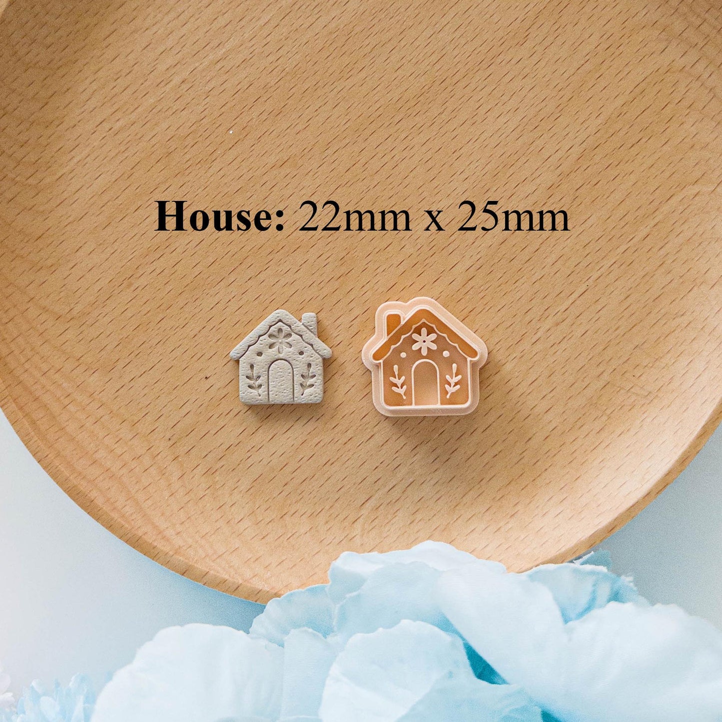 Christmas Engraved Clay Cutter Bundle for Polymer Clay Holiday Earrings