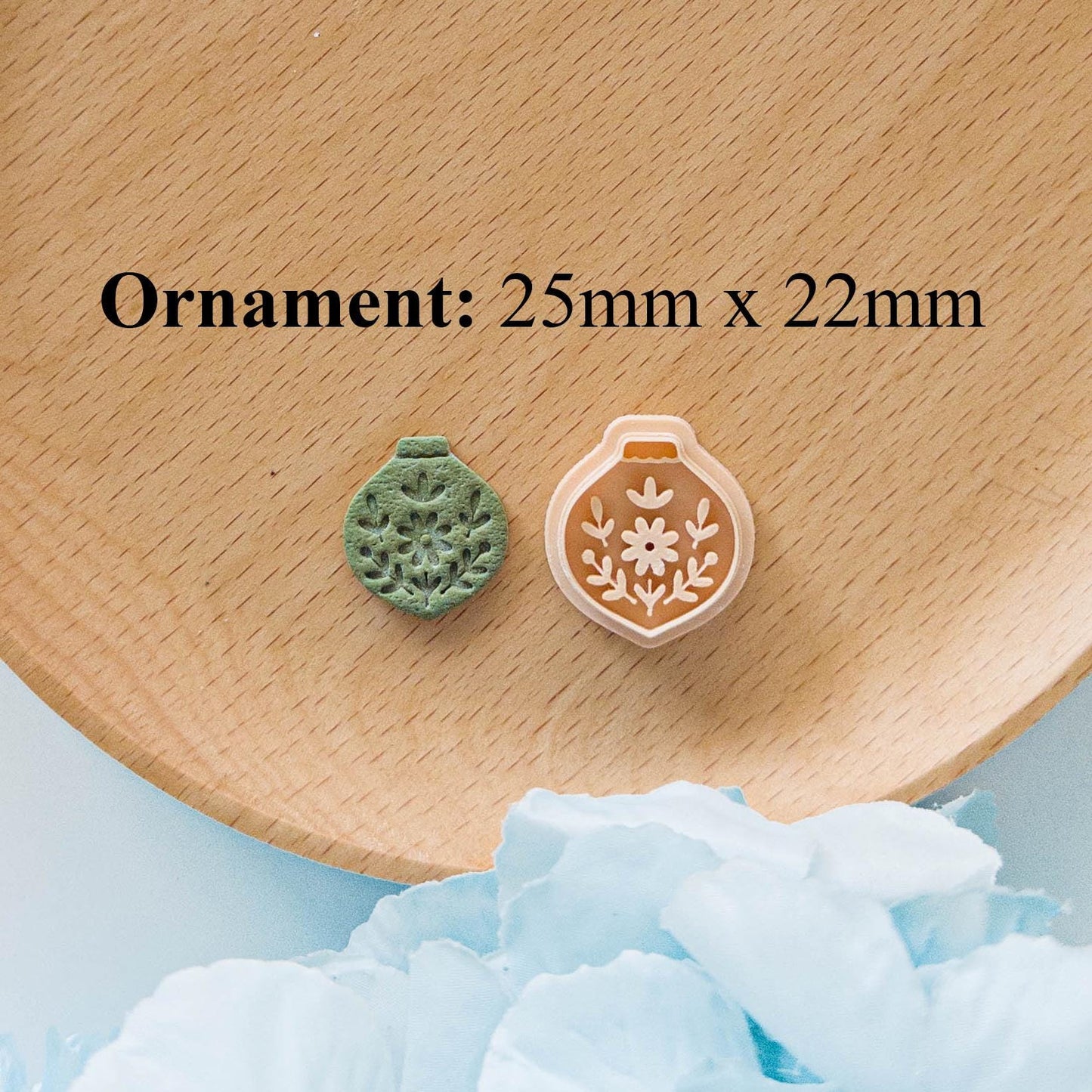 Christmas Engraved Clay Cutter Bundle for Polymer Clay Holiday Earrings