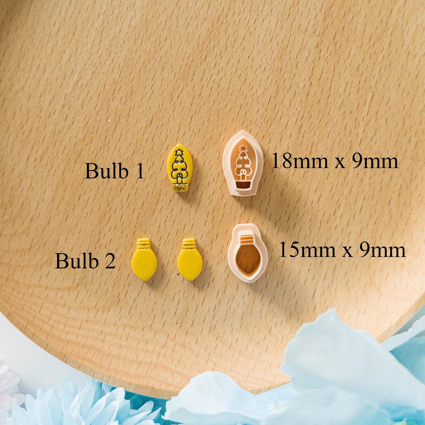 Christmas Mini Polymer Clay & Fondant Cutter Set – 15-Piece Holiday Bundle