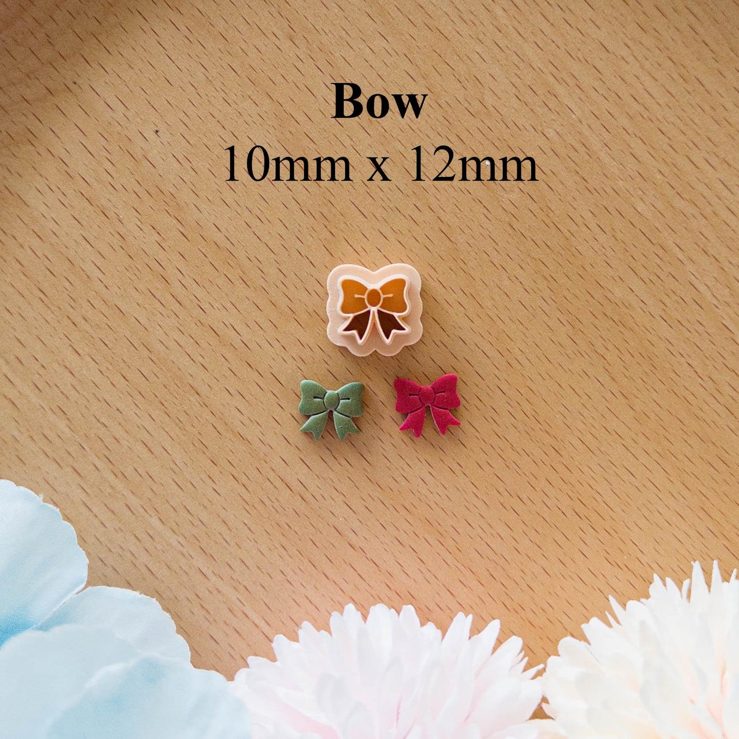 Christmas Mini Polymer Clay Cutter Set – Truck, Tree, Bow, Pudding, Door & Gingerbread