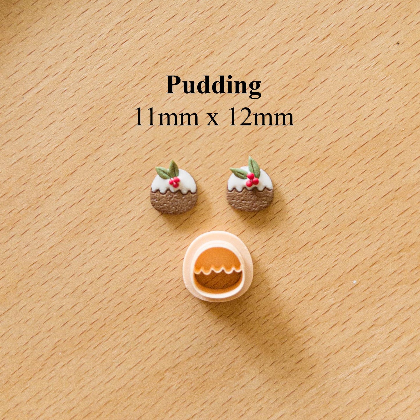 Christmas Mini Polymer Clay Cutter Set – Truck, Tree, Bow, Pudding, Door & Gingerbread