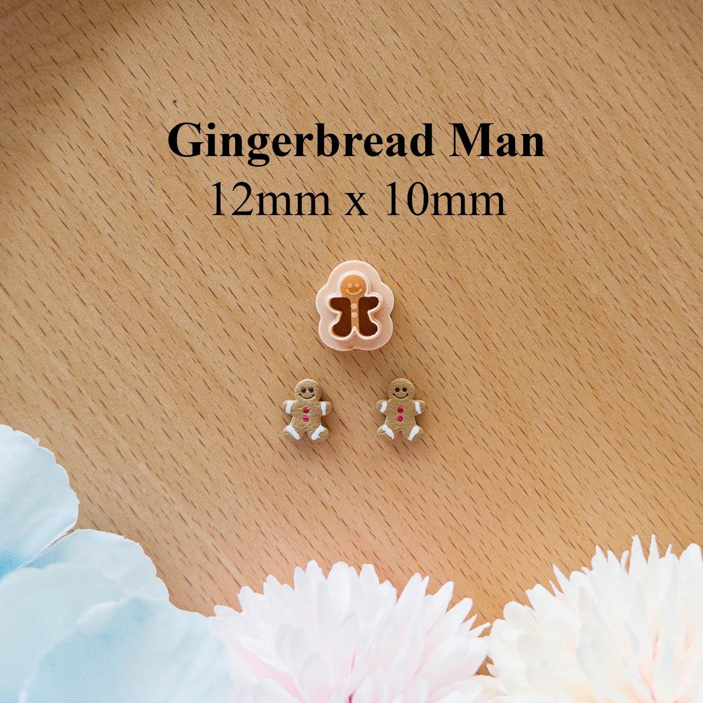 Christmas Mini Polymer Clay Cutter Set – Truck, Tree, Bow, Pudding, Door & Gingerbread
