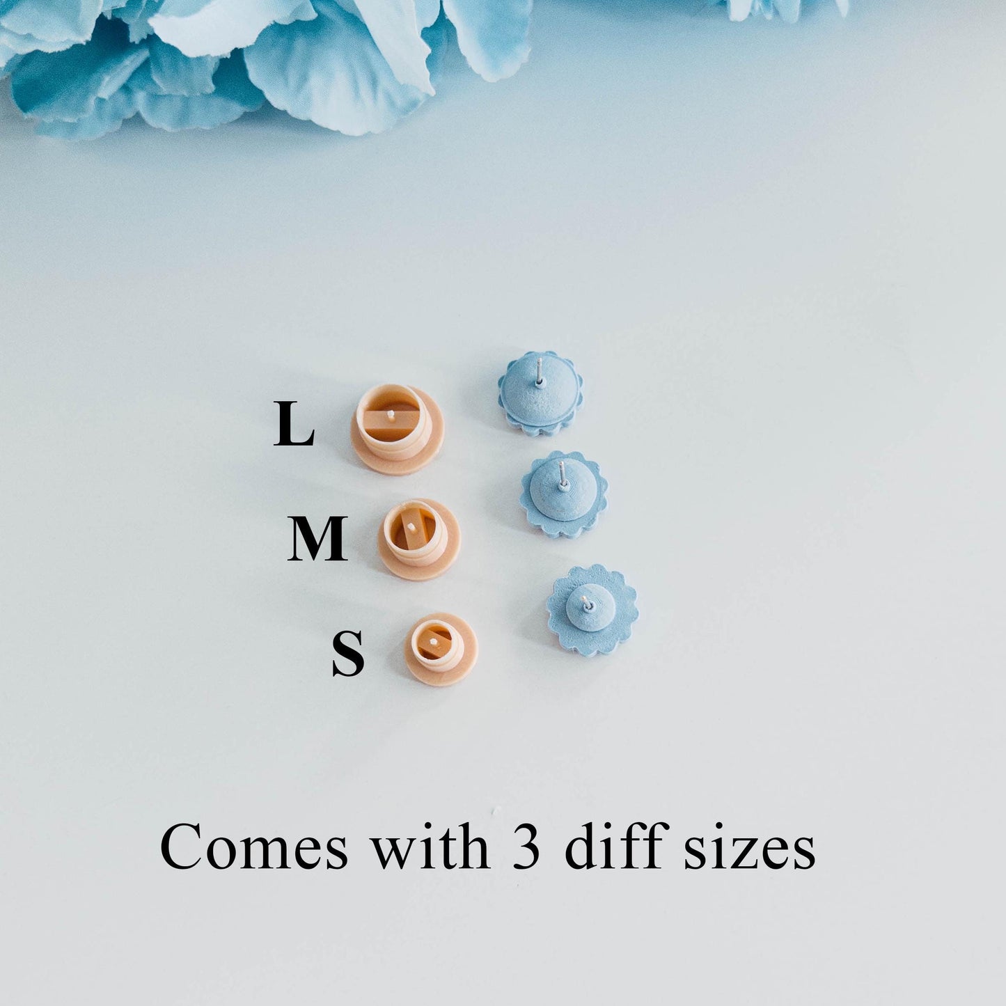 Earring Post Centering Jig for Polymer Clay | Stud Drill Guide | Post Placement Alignment Tool