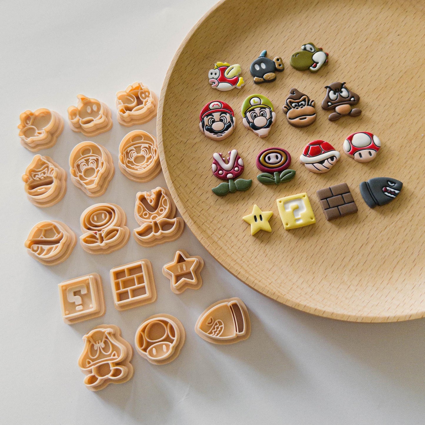 Super Mario Clay Cutter Set For Earring Making and Crafts