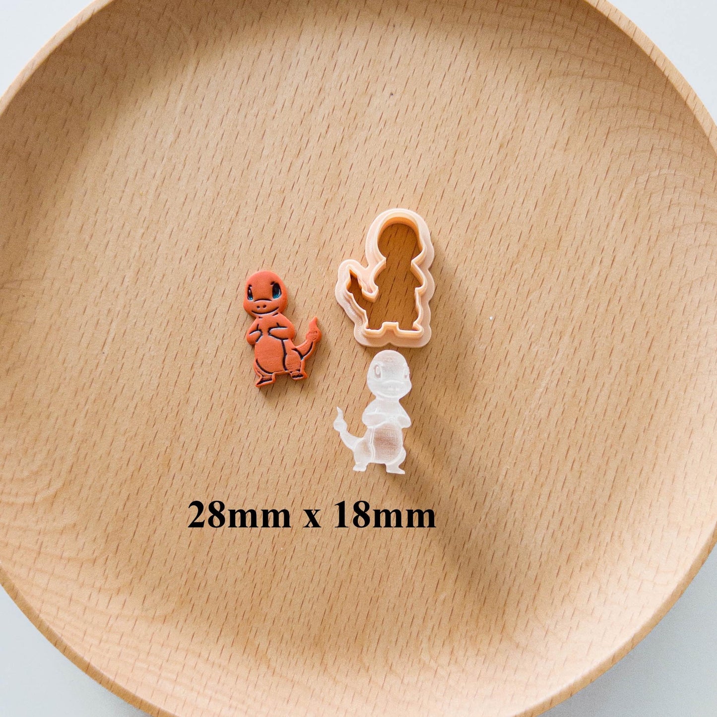 Character Mini Pokemon Stamp Cutter for Jewelry Making | Detailed Small Crafting Set Pikachu Squirtle Charmander Bulbasaur