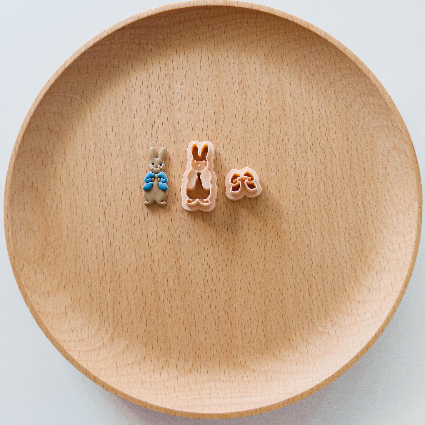 Bunny Clay Cutters | Egg, Basket, Carrot Embossers for Earrings