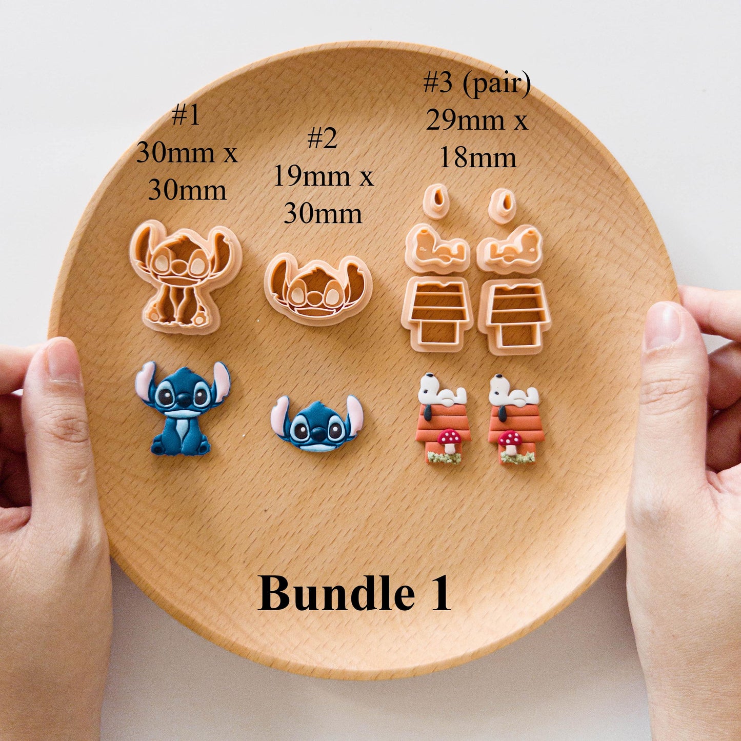Summer Sea Animal Clay Cutter Bundle for Polymer Clay Stud Earrings | Stitch Seahorse Flamingo Turtle Dolphin Clay Cutter