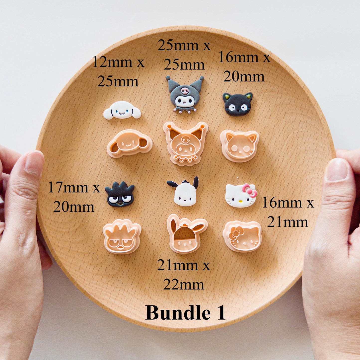 Hello Kitty & Friends Japan Character Polymer Clay Cutter Set
