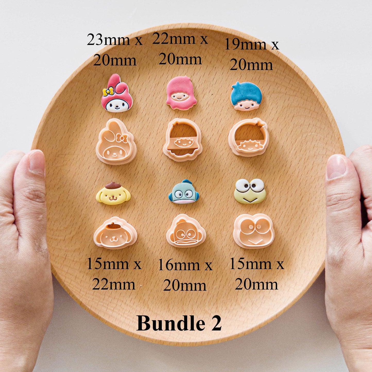 Hello Kitty & Friends Japan Character Polymer Clay Cutter Set