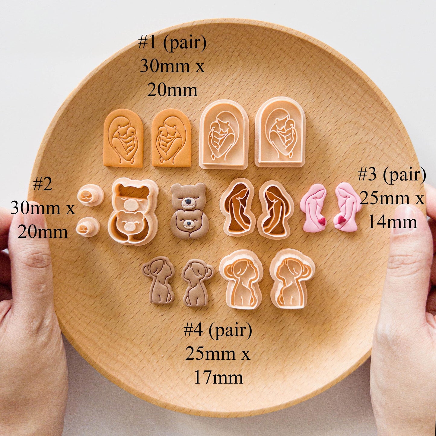 Motherhood, Teddy Bear, Koala Earring Clay Making
