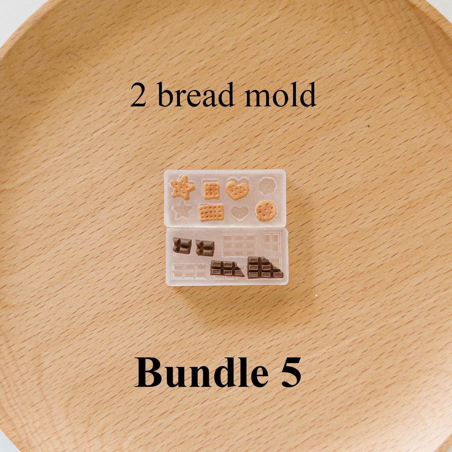 Mini Bakery Mold & Tray Tool Bundle for Polymer Clay Food Charms and Earring Making