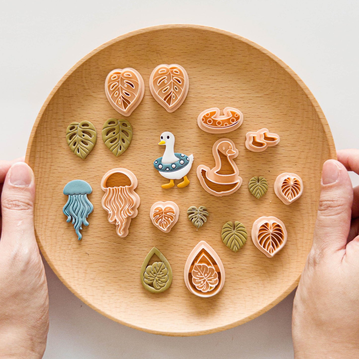 Summer Tropical Clay Cutter Bundle for Polymer Clay Earrings