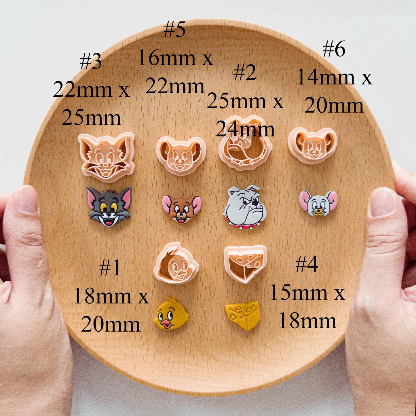 Tom & Jerry Clay Cutters Sets for Clay