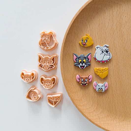 Tom & Jerry Clay Cutters Sets for Clay